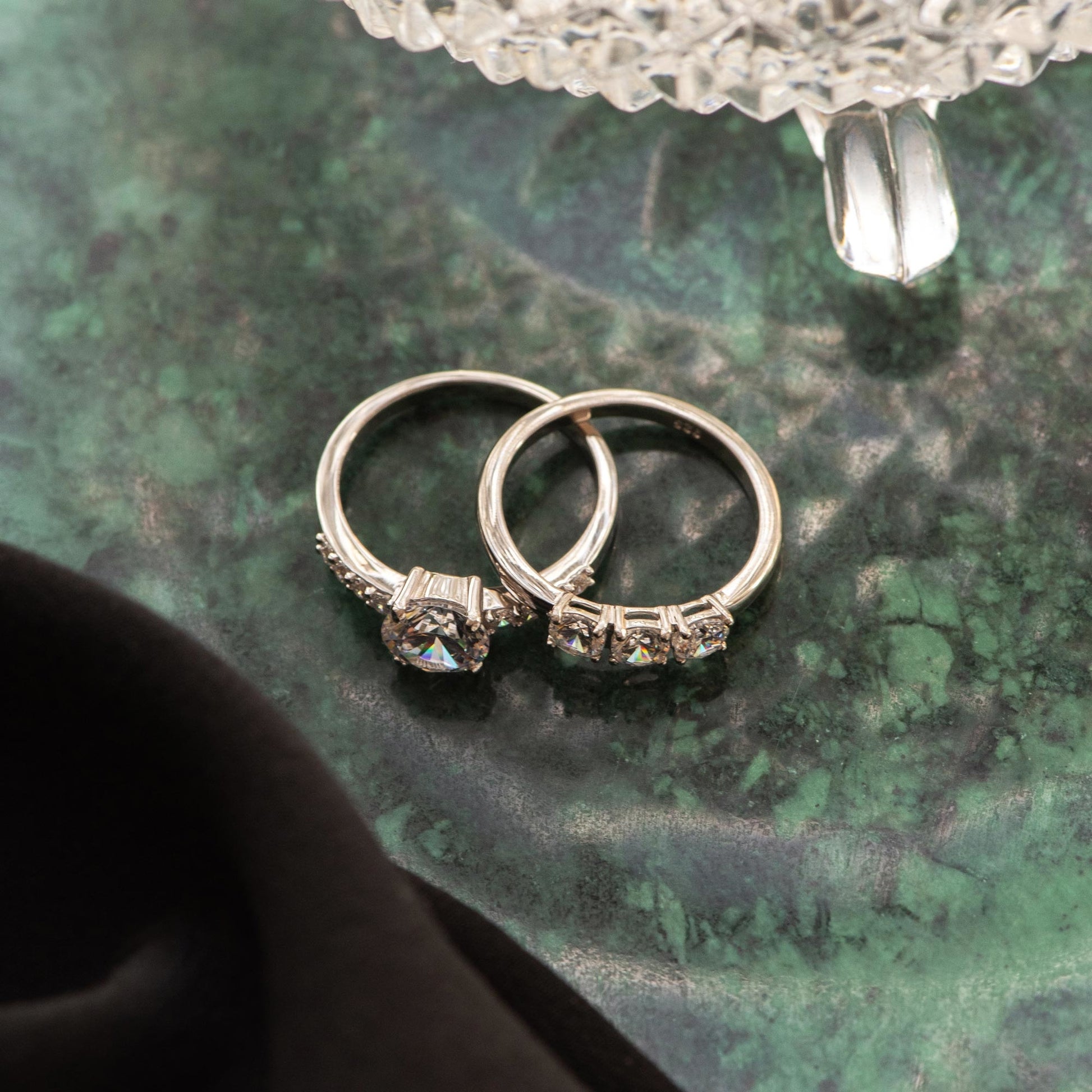 Ponte Vecchio Santa Trinita 925 sterling silver ring with zirconia stones - Parte di Me