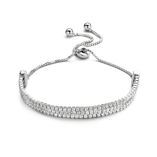 Ponte Vecchio Vasariano 925 sterling silver bracelet with zirconia stones - Parte di Me