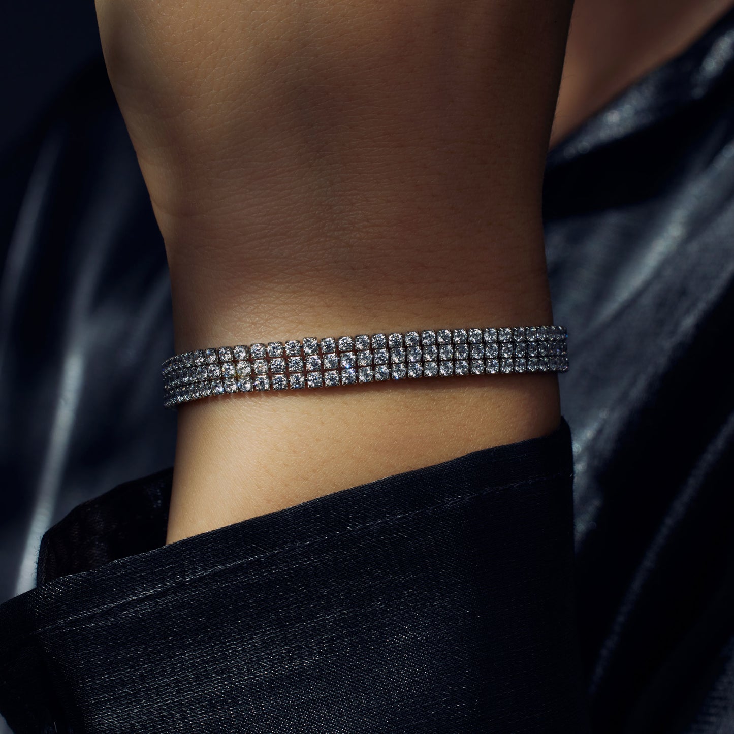 Ponte Vecchio Vasariano 925 sterling silver bracelet with zirconia stones - Parte di Me