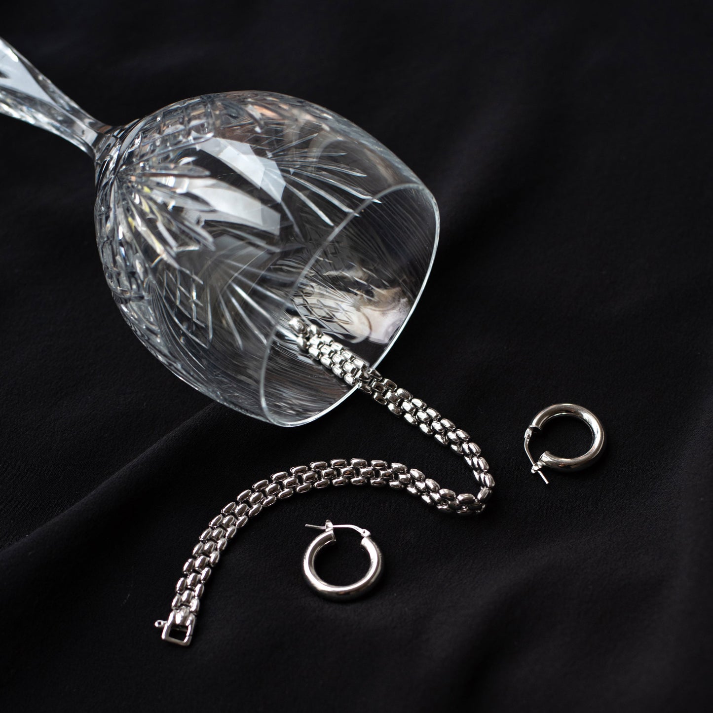 Bibbiena Poppi Casentino 925 sterling silver hoop earrings - Parte di Me