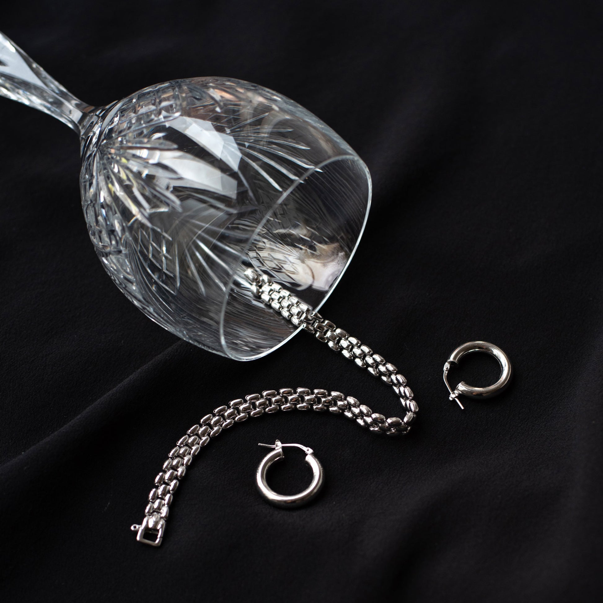 Bibbiena Poppi Casentino 925 sterling silver hoop earrings - Parte di Me
