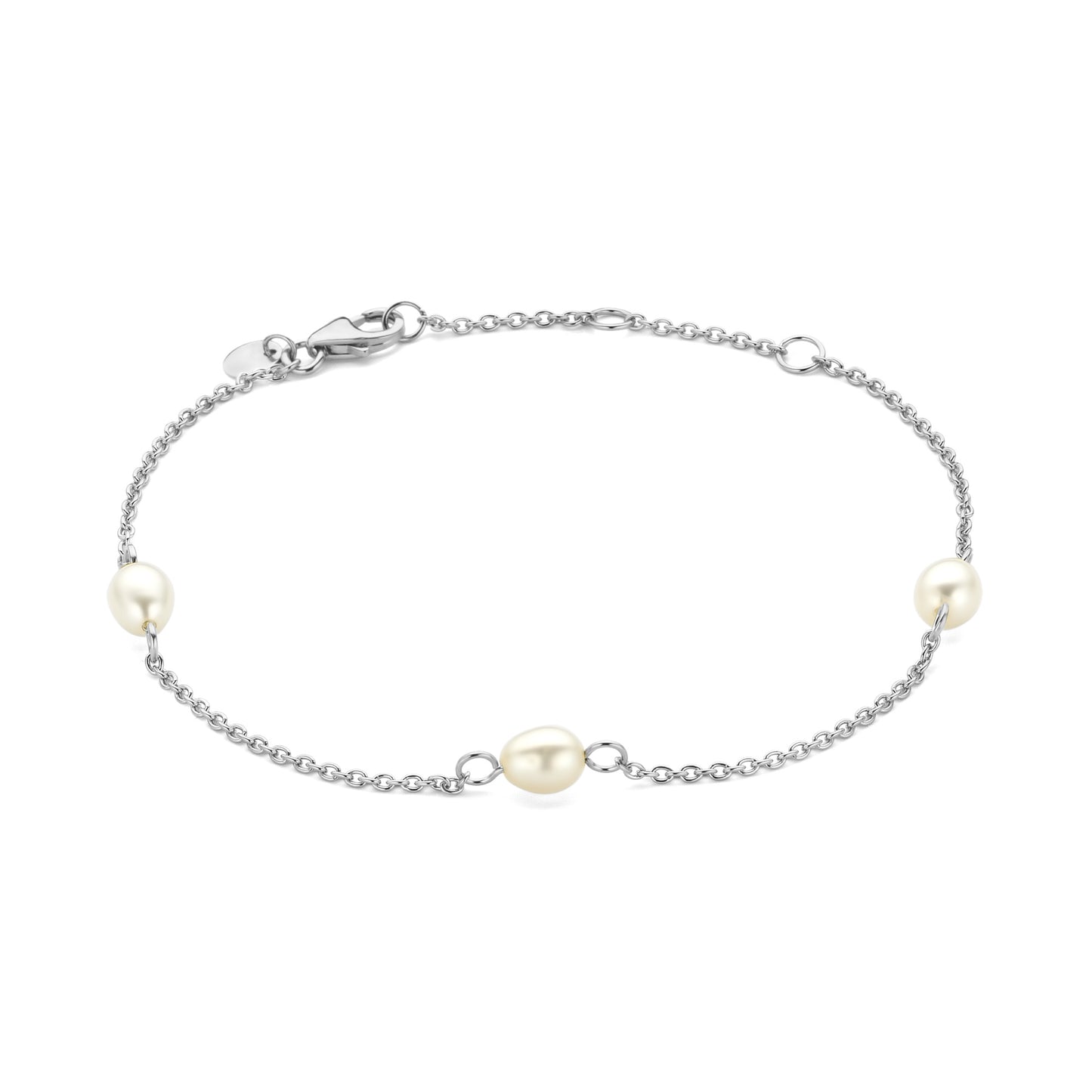 Brioso Cortona Ambra 925 sterling silver bracelet with freshwater pearls - Parte di Me