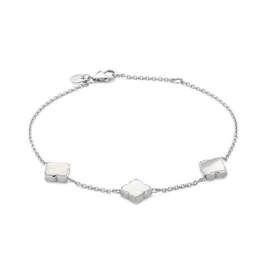 Brioso Cortona Dara 925 sterling silver bracelet with mother of pearl - Parte di Me