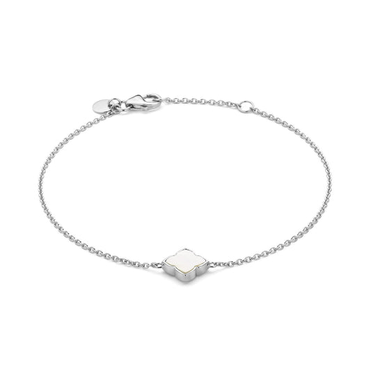 Brioso Cortona Dara 925 sterling silver bracelet with mother of pearl - Parte di Me