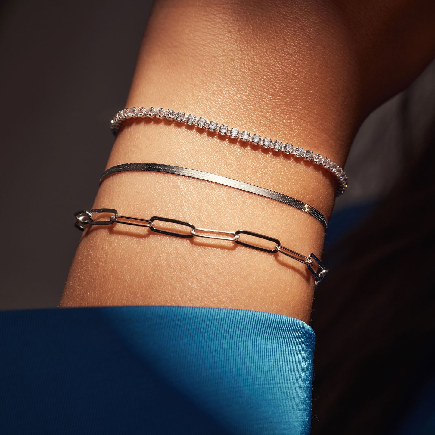 Bibbiena Poppi Felice 925 sterling silver link bracelet - Parte di Me