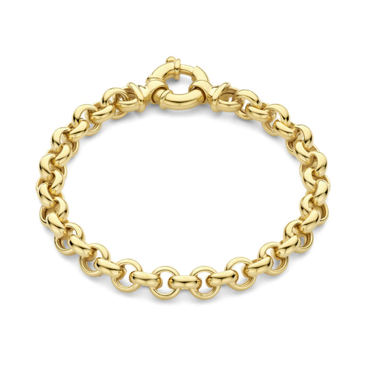 Bibbiena Poppi Lucy 925 sterling silver gold plated link bracelet - Parte di Me