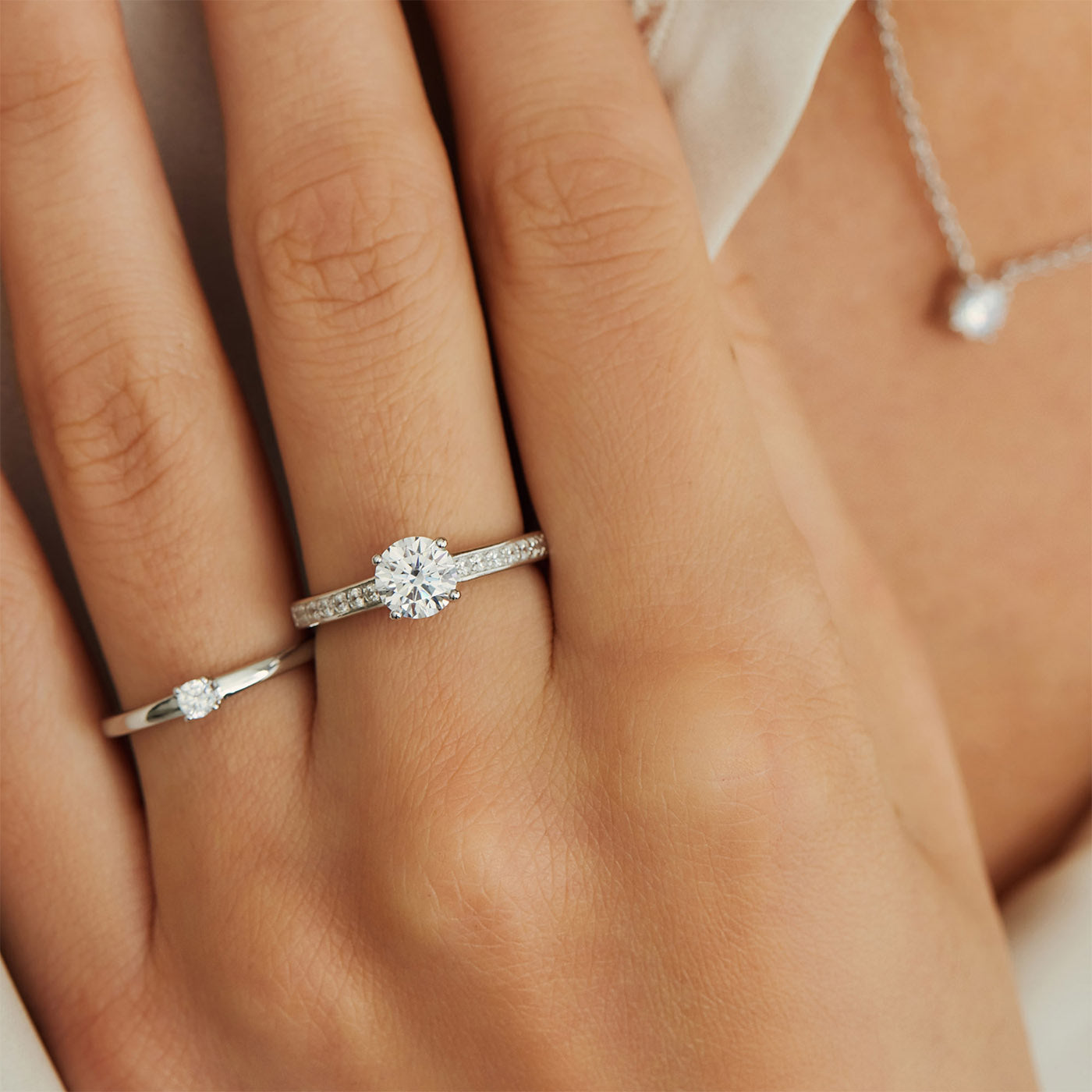 Ponte Vecchio Uffizi 925 sterling silver ring with zirconia stone - Parte di Me