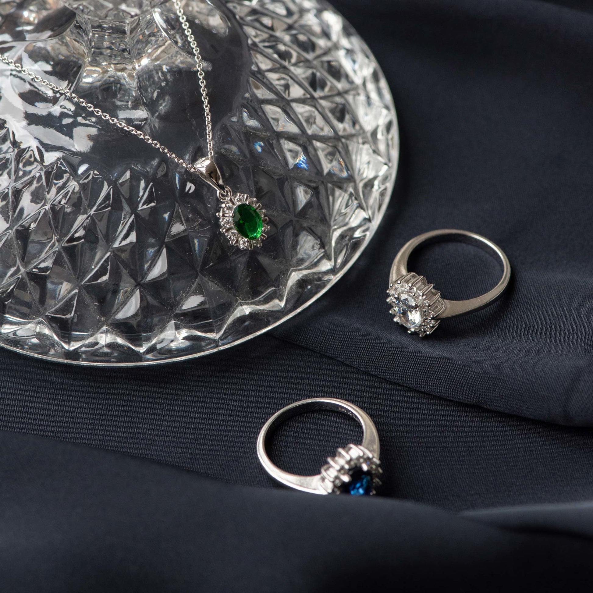 Mia Colore Bianca 925 sterling silver ring with zirconia stone - Parte di Me