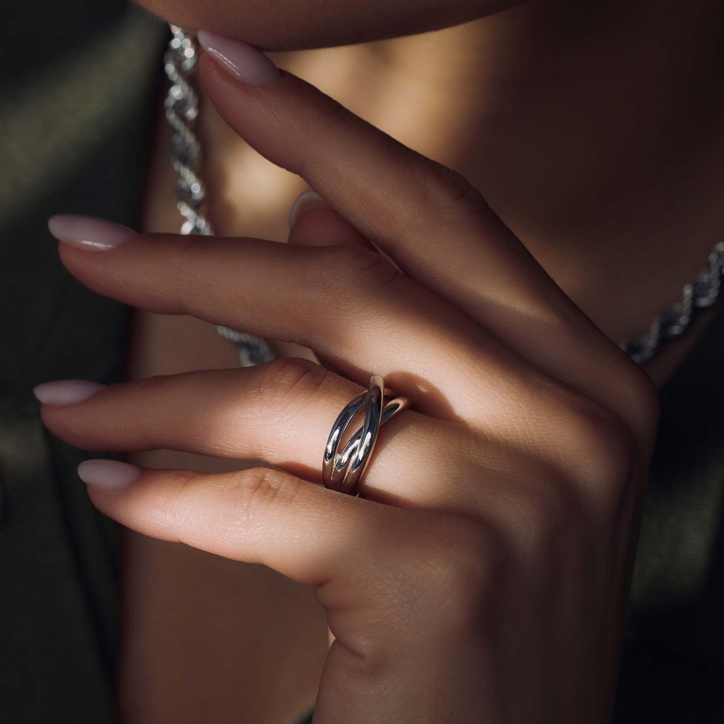 Bibbiena Poppi Casentino 925 sterling silver trinity ring - Parte di Me