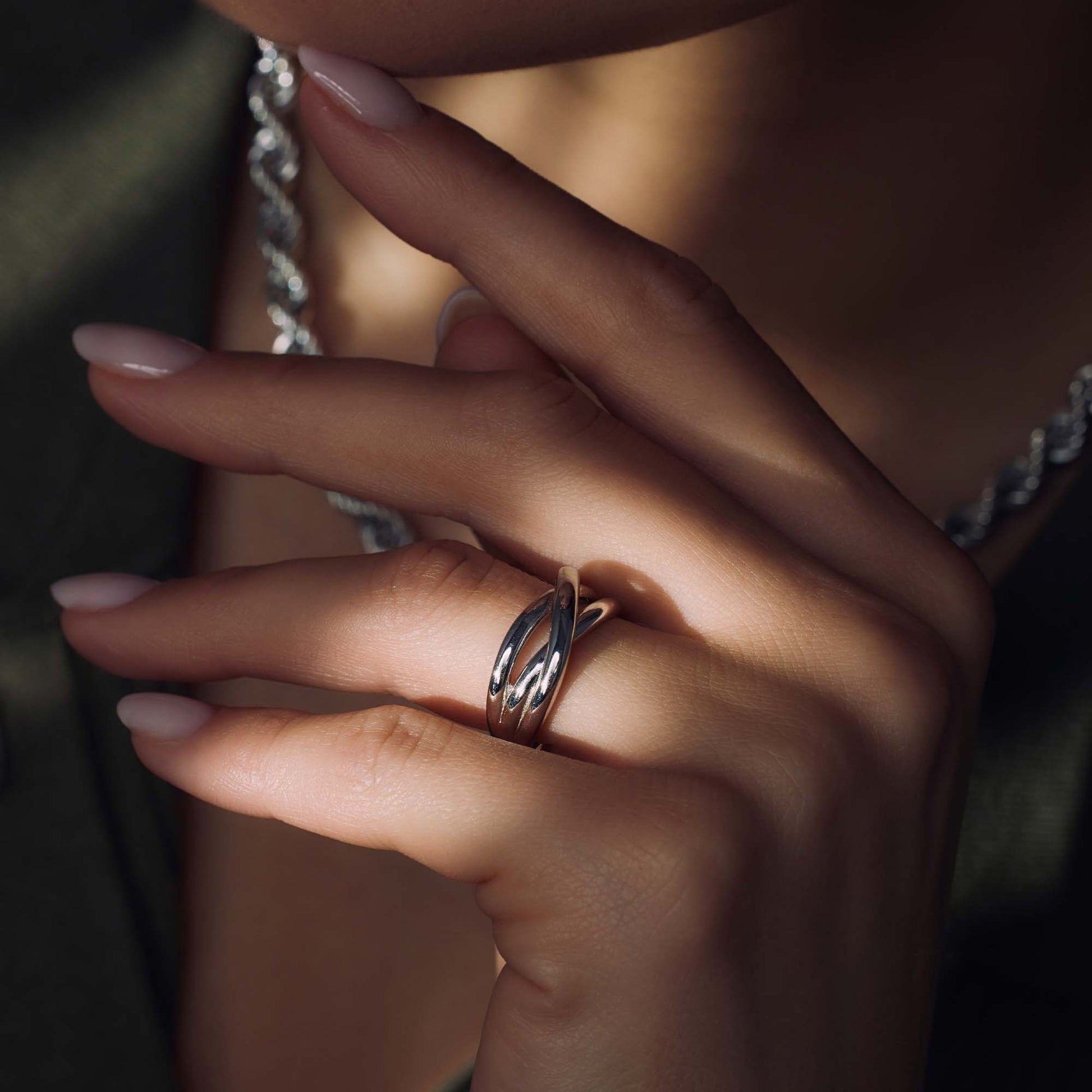 Bibbiena Poppi Casentino 925 sterling silver trinity ring - Parte di Me