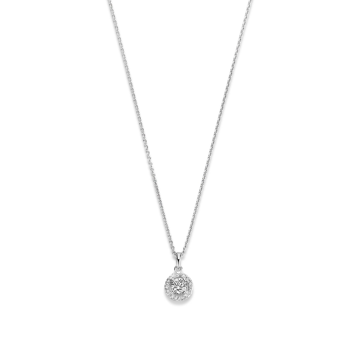Ponte Vecchio Dalia 925 sterling silver necklace with zirconia stone - Parte di Me