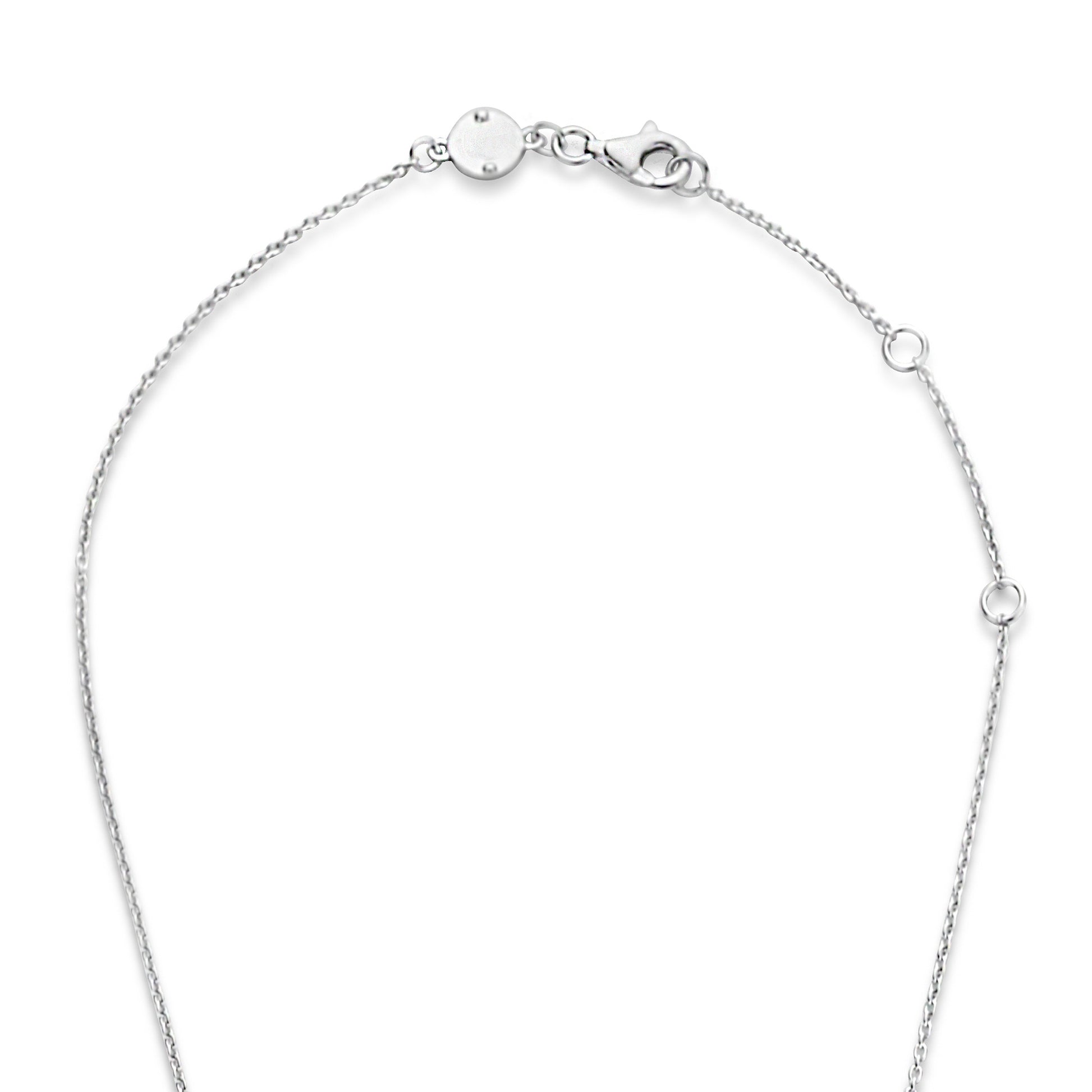 Ponte Vecchio Dalia 925 sterling silver necklace with zirconia stone - Parte di Me