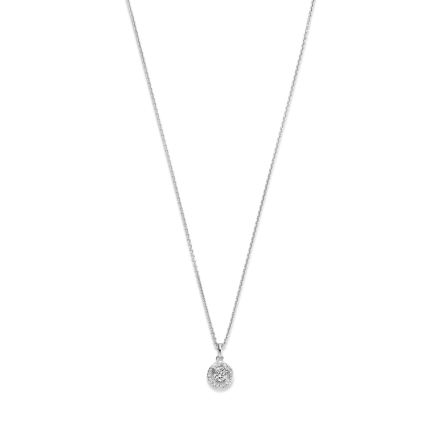 Ponte Vecchio Dalia 925 sterling silver necklace with zirconia stone - Parte di Me