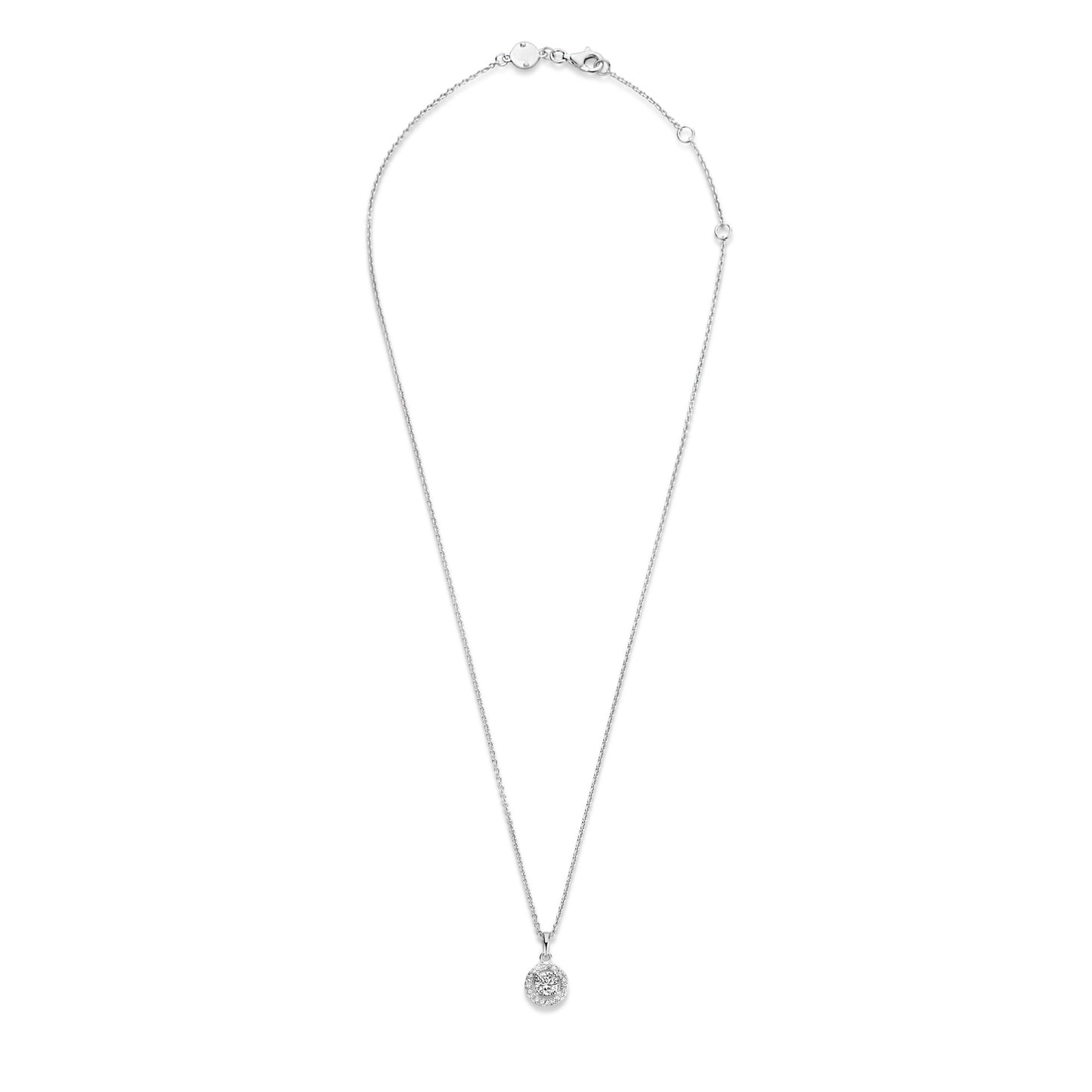 Ponte Vecchio Dalia 925 sterling silver necklace with zirconia stone - Parte di Me