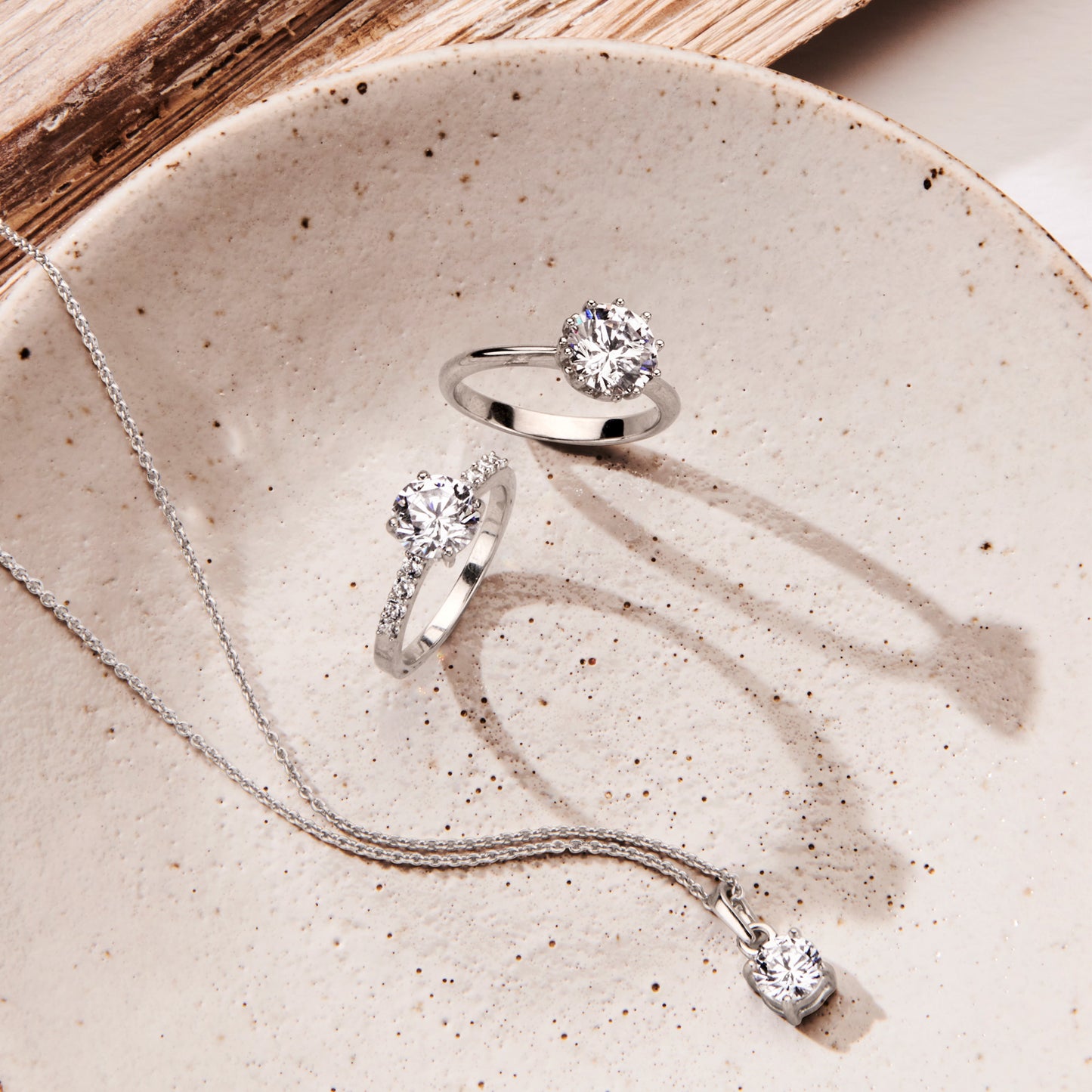 Ponte Vecchio Sofia 925 sterling silver necklace with zirconia - Parte di Me