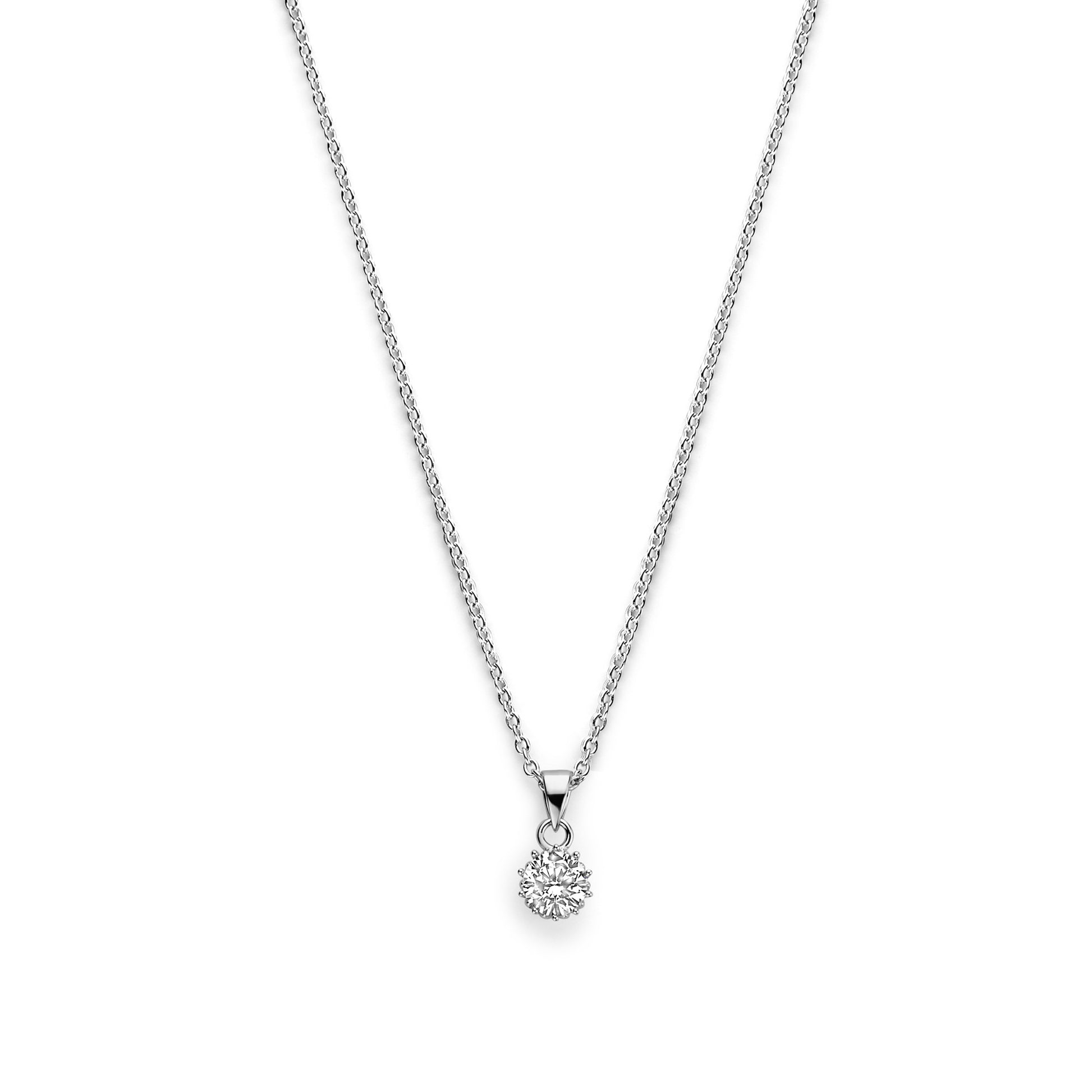 Sorprendimi 925 sterling silver necklace and bracelet gift set with zirconia stone - Parte di Me