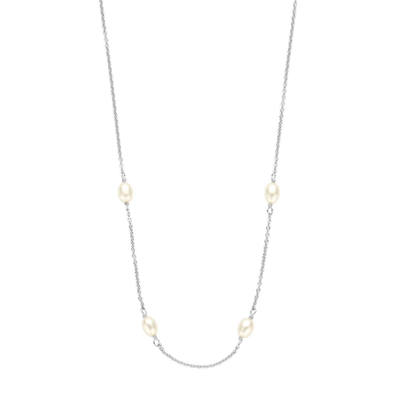 Brioso Cortona Ambra 925 sterling silver necklace with freshwater pearls - Parte di Me