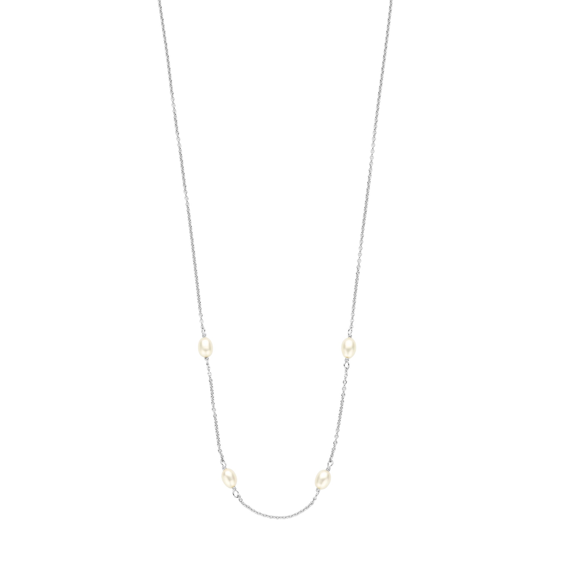 Brioso Cortona Ambra 925 sterling silver necklace with freshwater pearls - Parte di Me