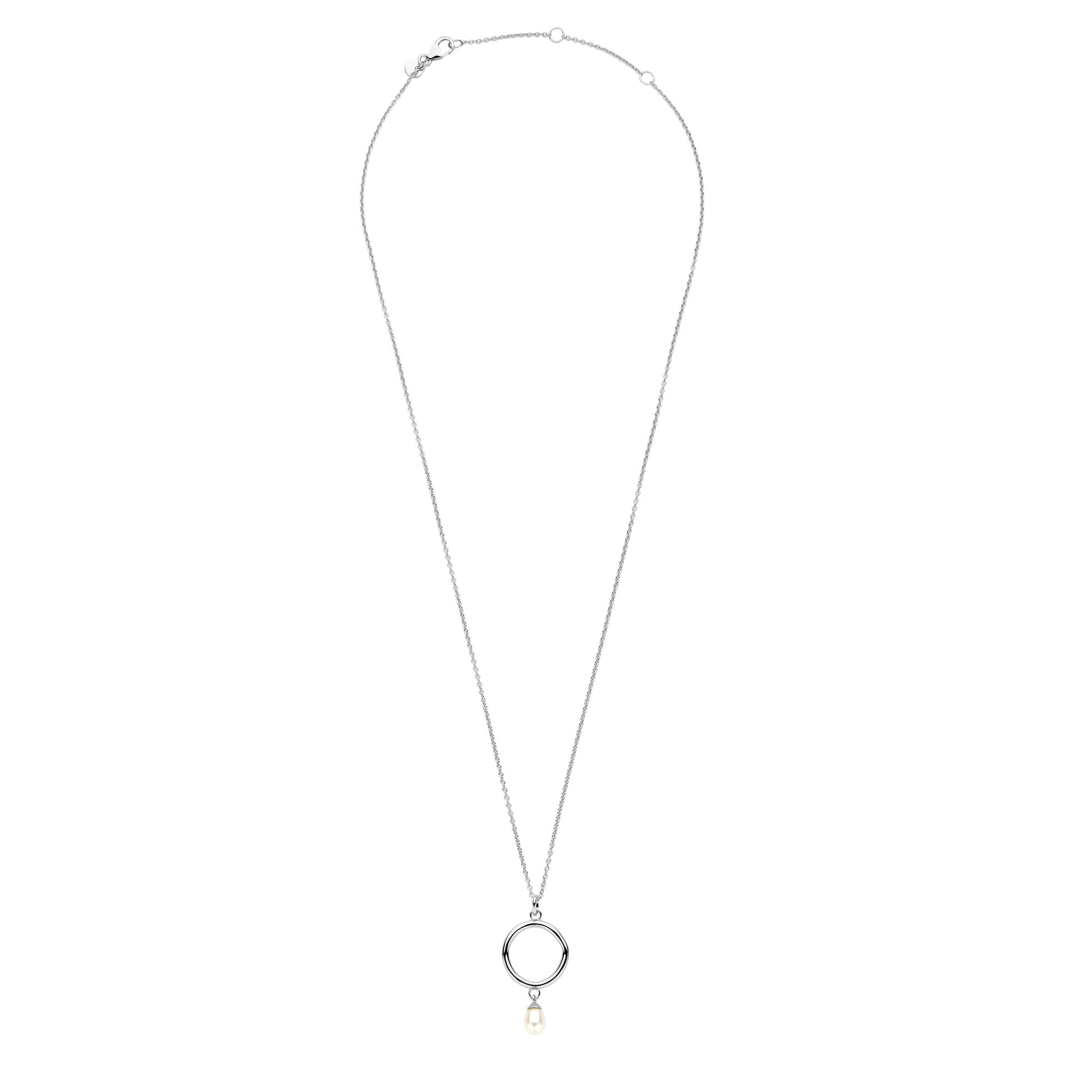 Brioso Cortona Ambra 925 sterling silver necklace with freshwater pearl - Parte di Me