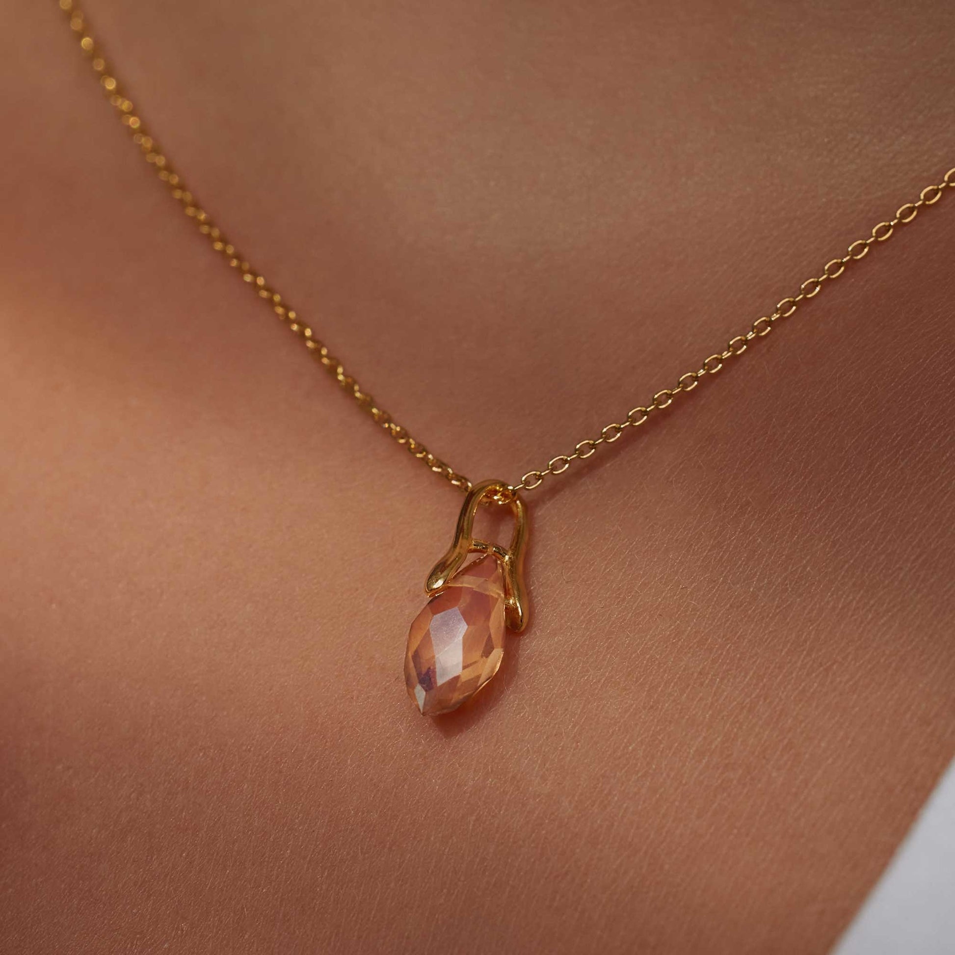 La Sirena Ombrone 925 sterling silver gold plated necklace - Parte di Me