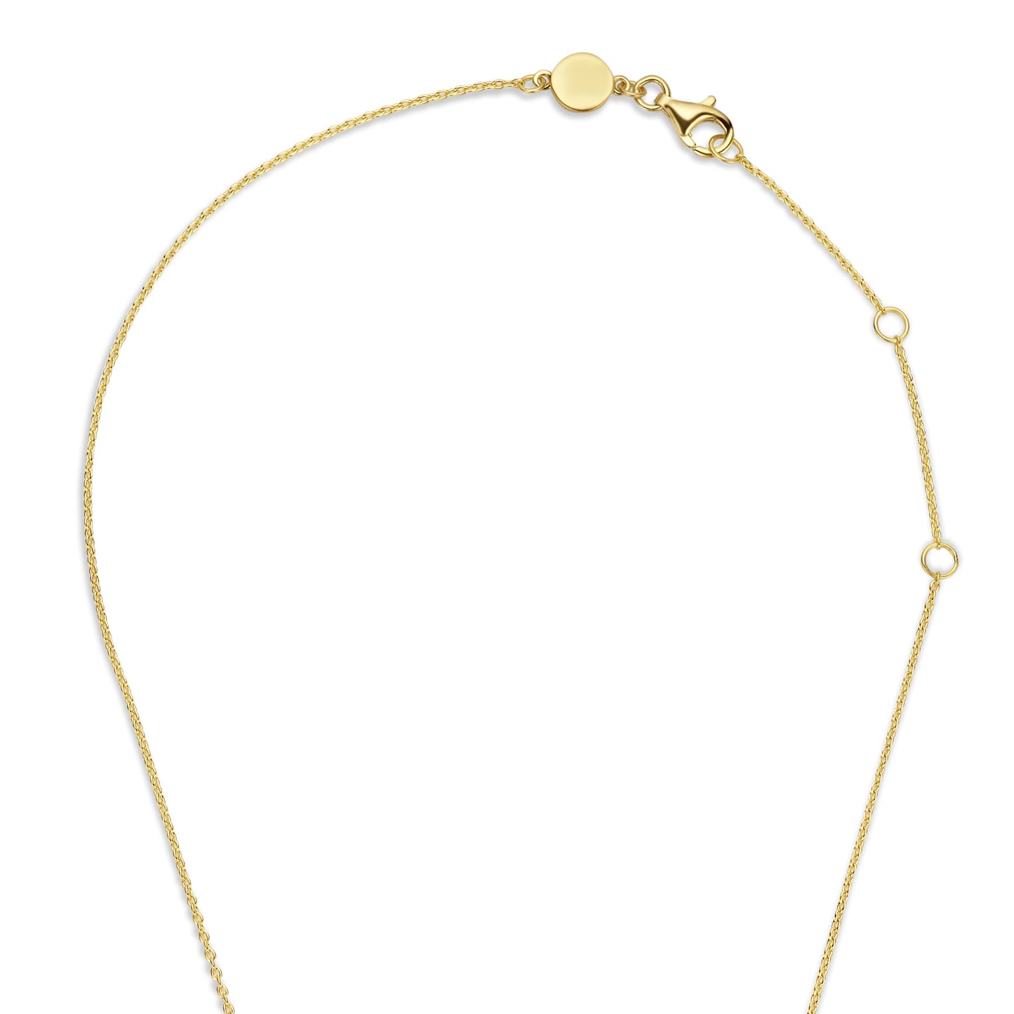 La Sirena Ombrone 925 sterling silver gold plated necklace - Parte di Me