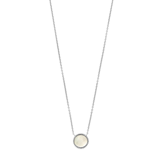Brioso Cortona Dara 925 sterling silver necklace with mother of pearl - Parte di Me