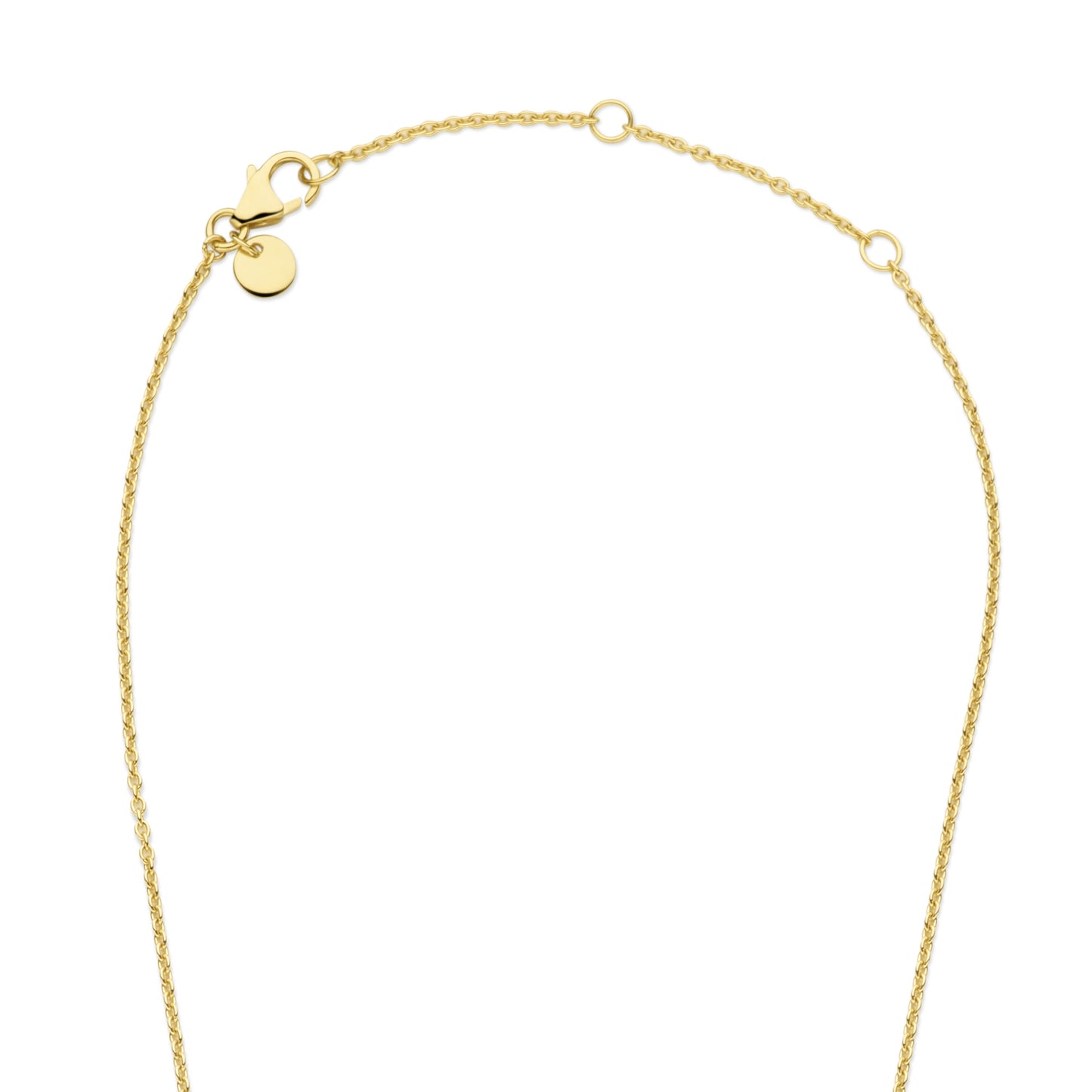 Brioso Cortona Dara 925 sterling silver gold plated necklace with mother of pearl - Parte di Me