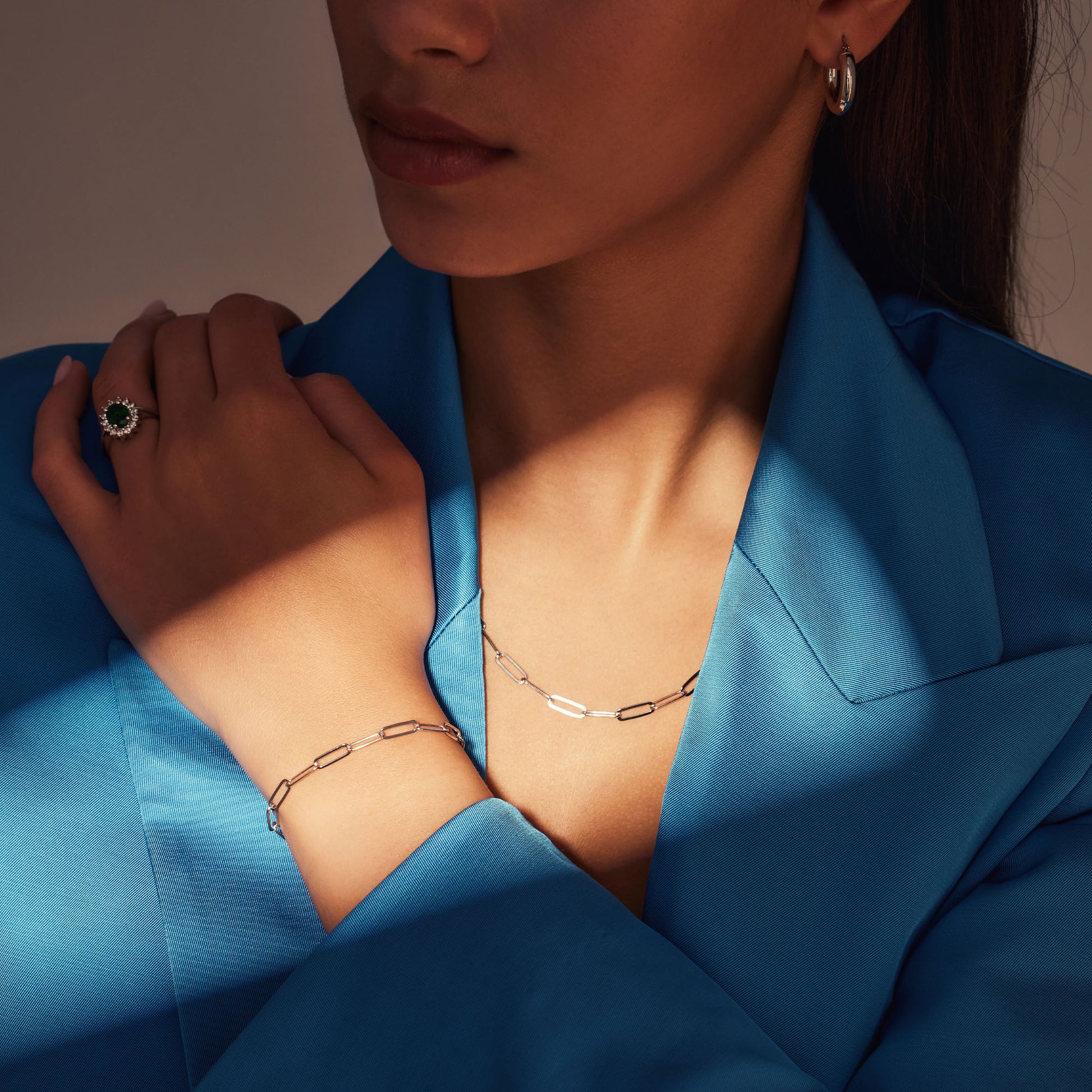 Bibbiena Poppi Felice 925 sterling silver link necklace - Parte di Me