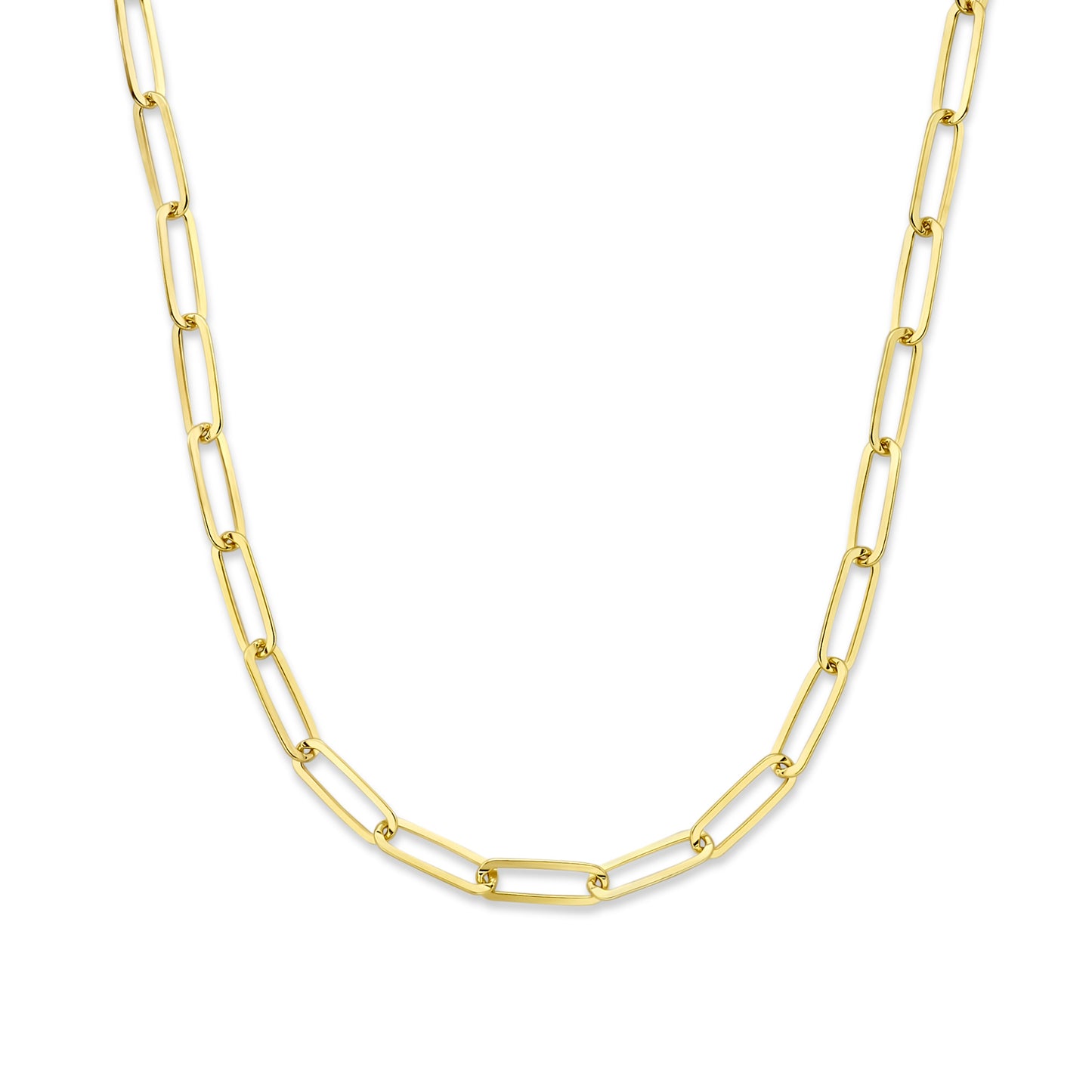 Bibbiena Poppi Felice 925 sterling silver gold plated link necklace - Parte di Me