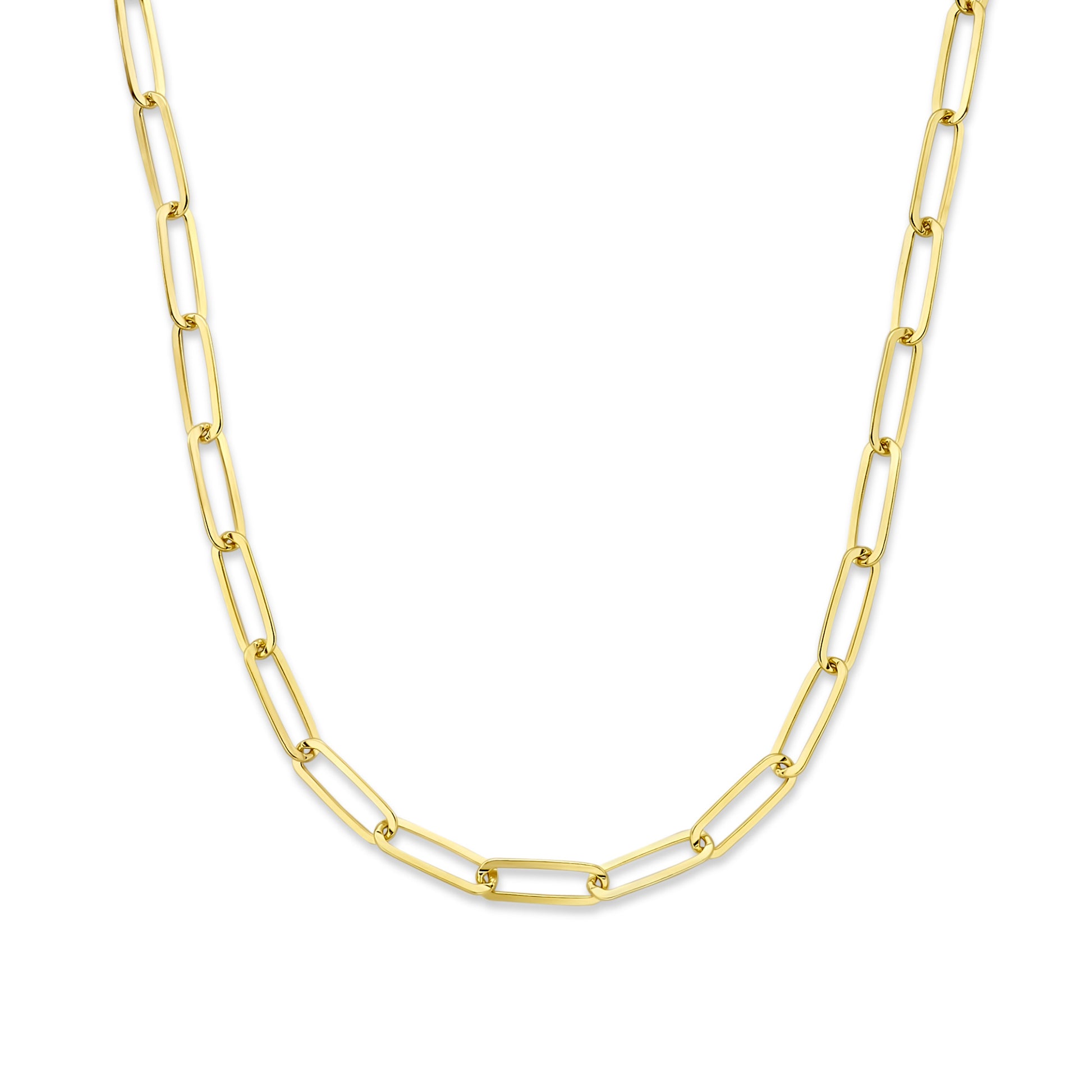 Bibbiena Poppi Felice 925 sterling silver gold plated link necklace - Parte di Me