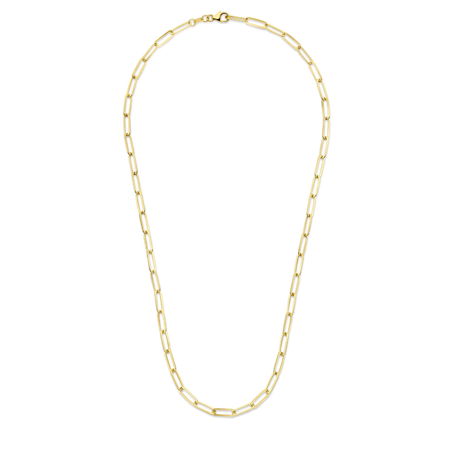 Bibbiena Poppi Felice 925 sterling silver gold plated link necklace - Parte di Me