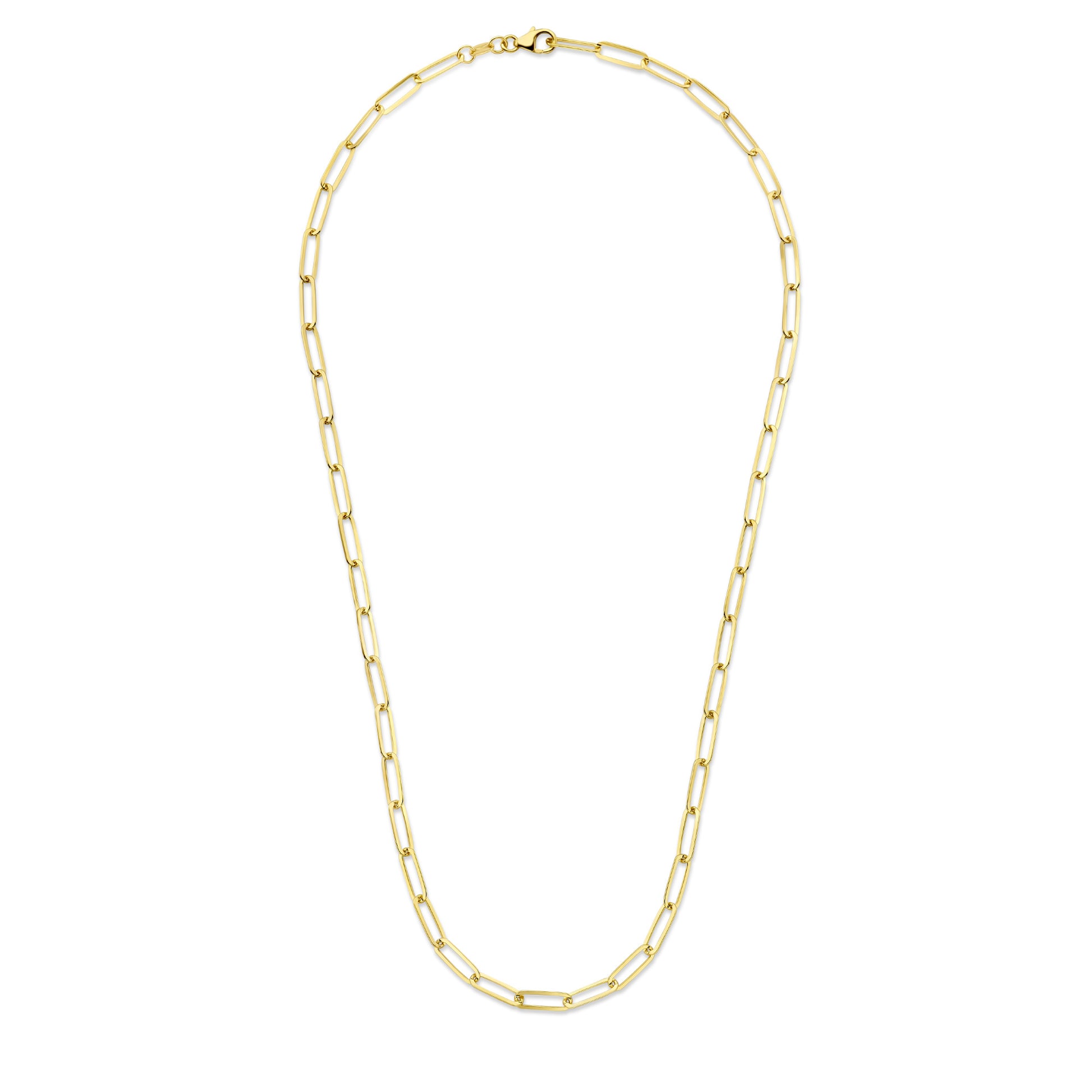 Bibbiena Poppi Felice 925 sterling silver gold plated link necklace - Parte di Me
