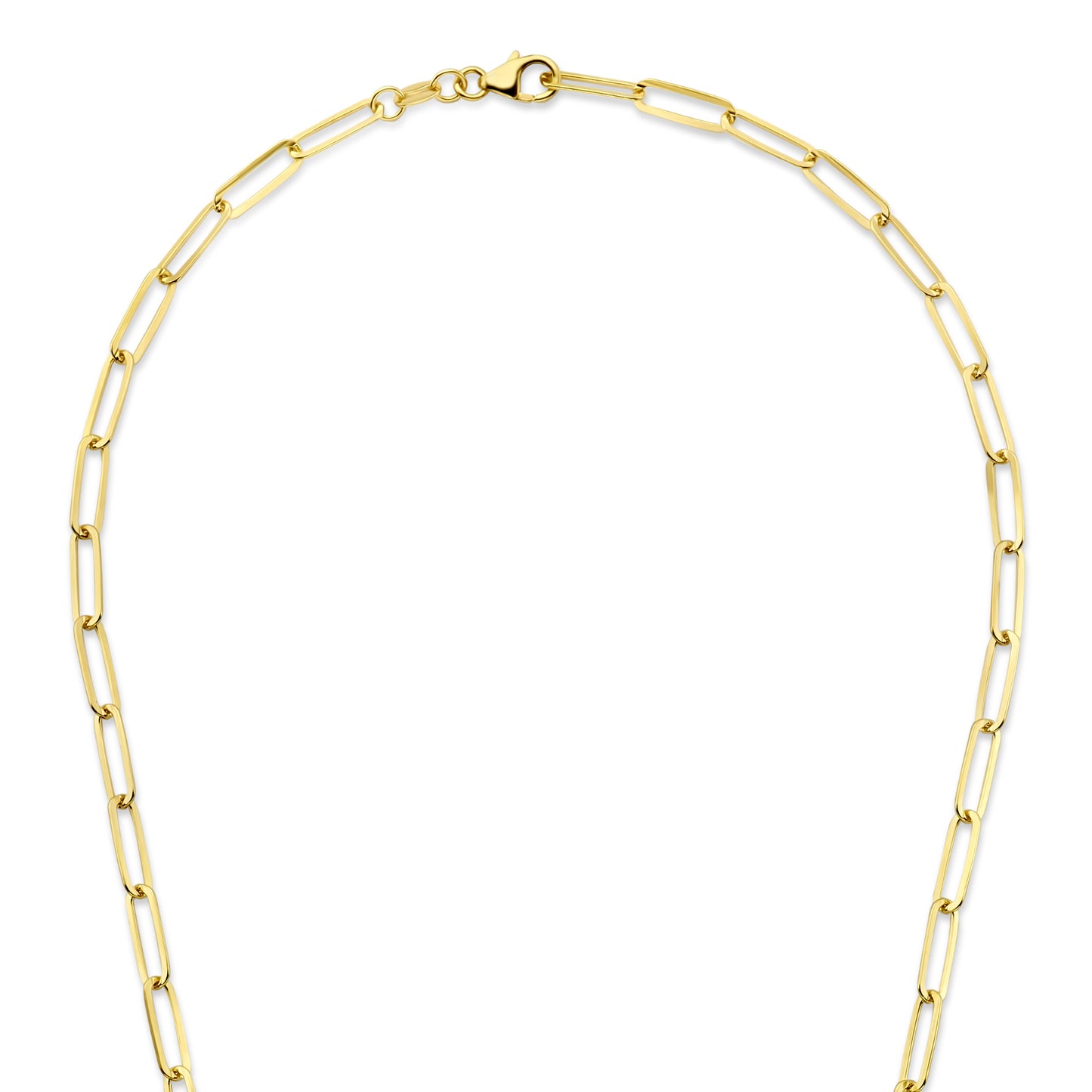 Bibbiena Poppi Felice 925 sterling silver gold plated link necklace - Parte di Me