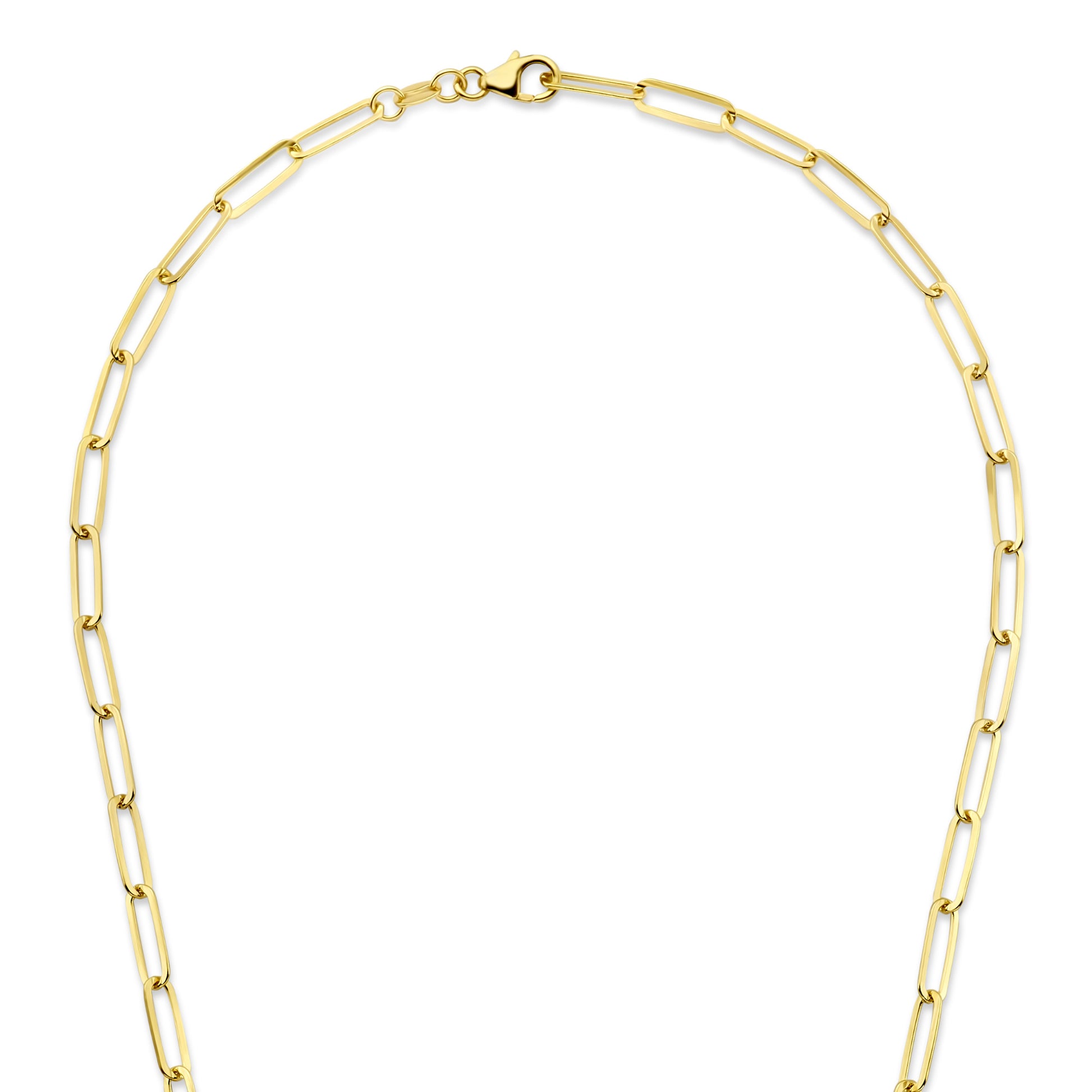 Bibbiena Poppi Felice 925 sterling silver gold plated link necklace - Parte di Me
