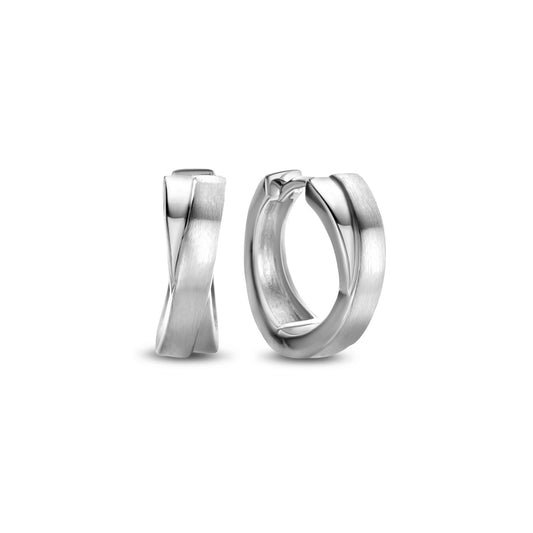 Bibbiena Poppi Casentino 925 sterling silver hoop earrings - Parte di Me