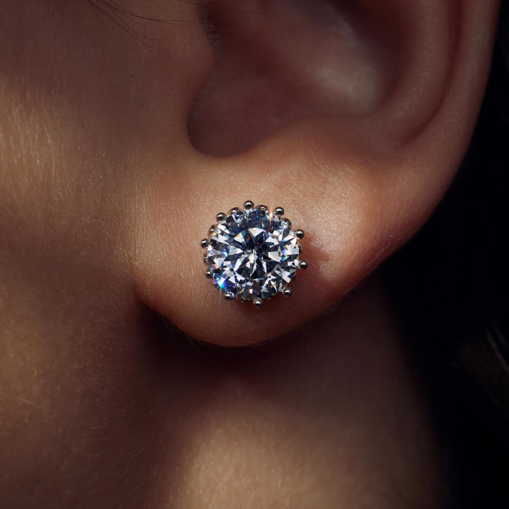 Cento Luci Maxima 925 sterling silver ear studs - Parte di Me