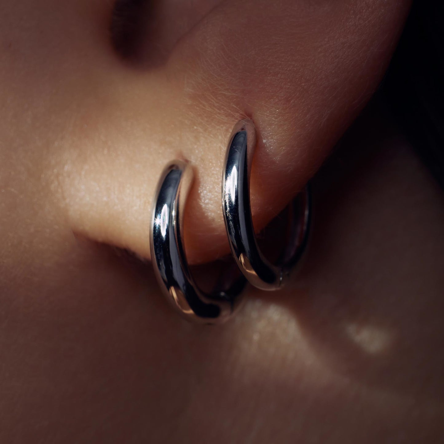 Bibbiena Poppi Casentino 925 sterling silver hoop earrings - Parte di Me