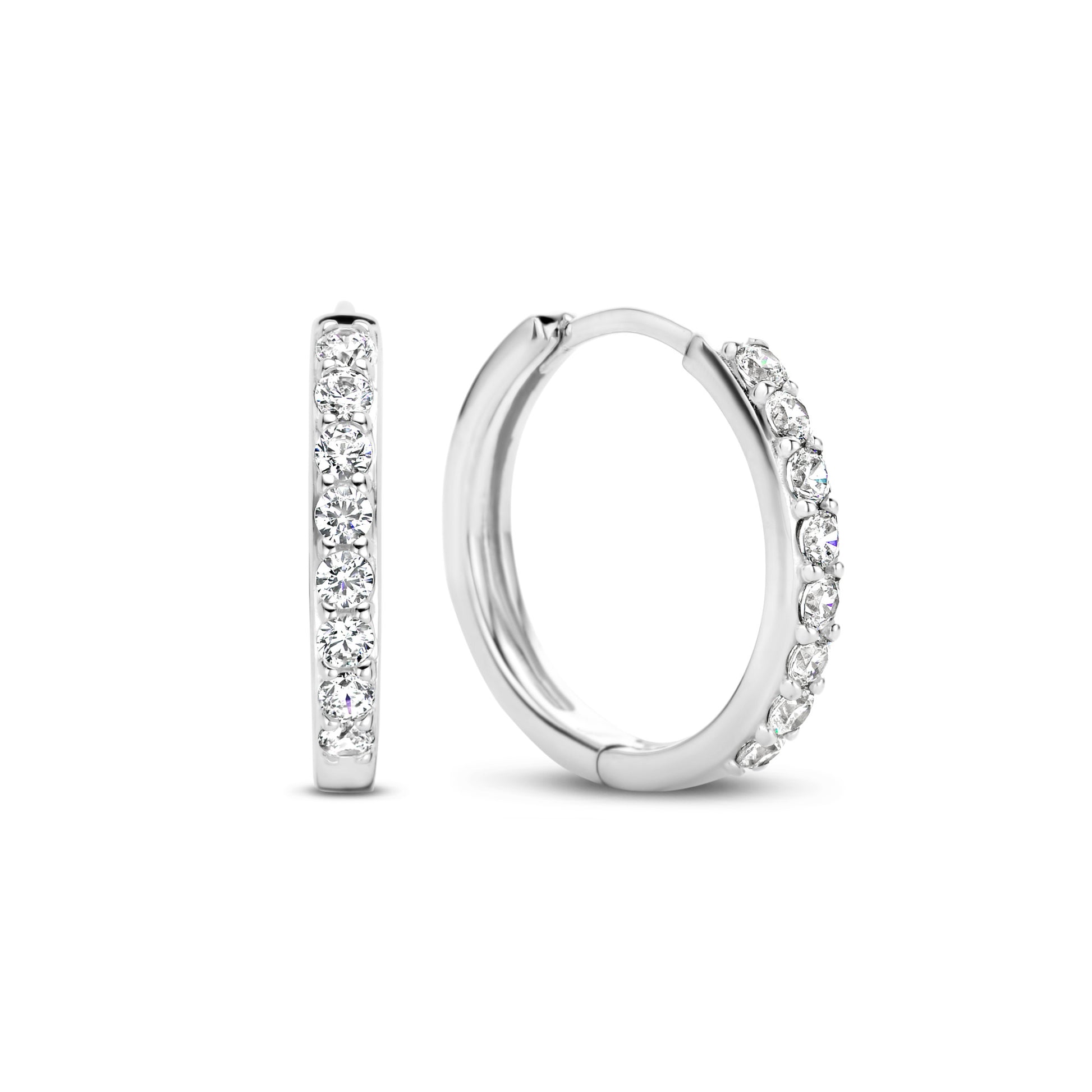 Sorprendimi 925 sterling silver earrings set with zirconia stones - Parte di Me