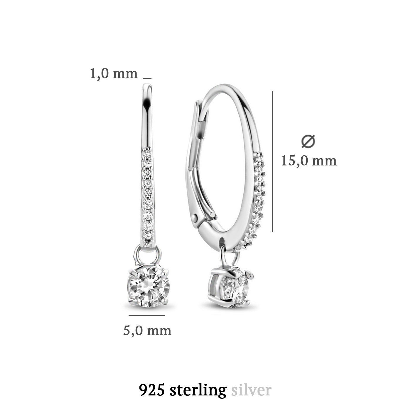 Sorprendimi 925 sterling silver earparty gift set - Parte di Me