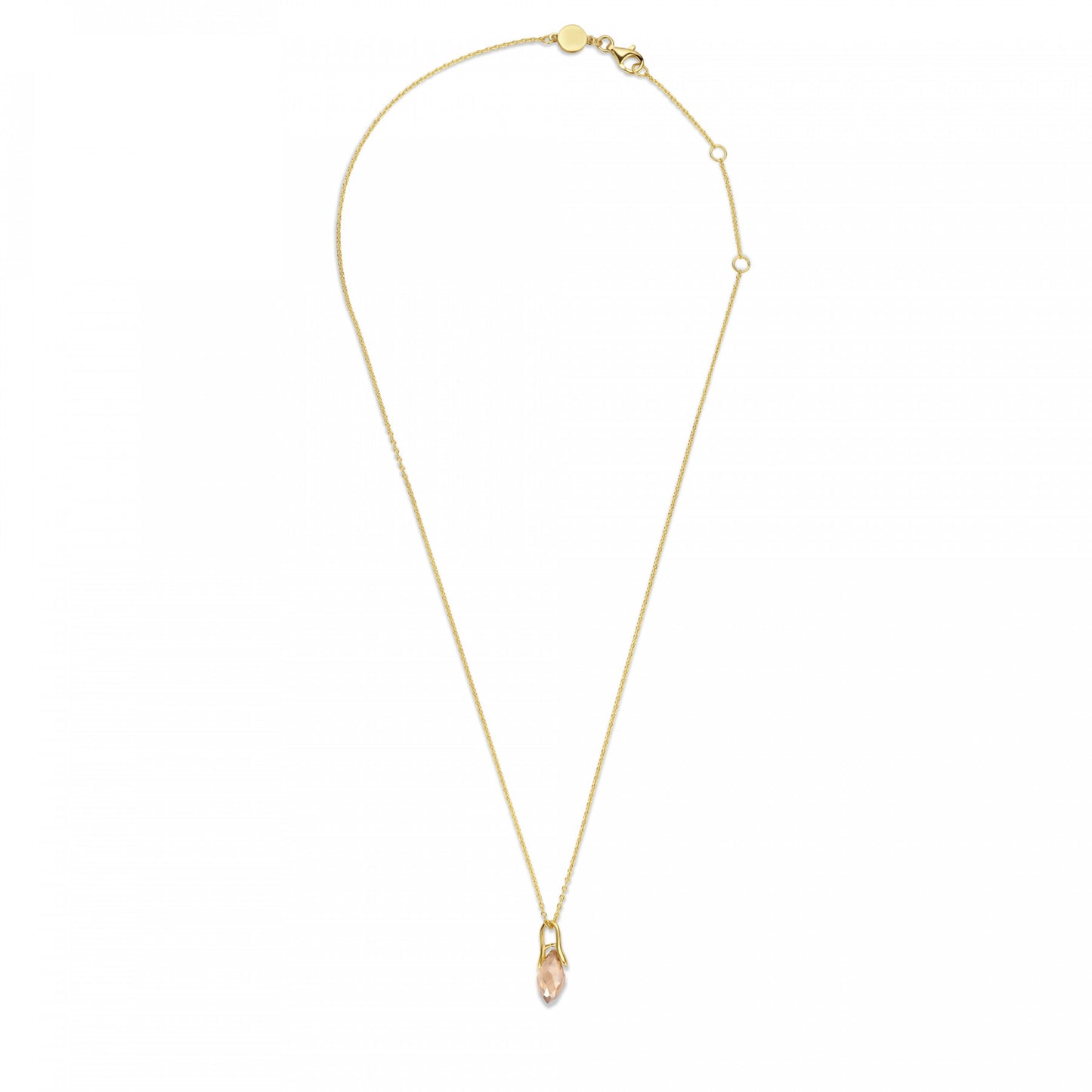 Sorprendimi 925 sterling silver gold plated necklace and drop earrings gift set - Parte di Me
