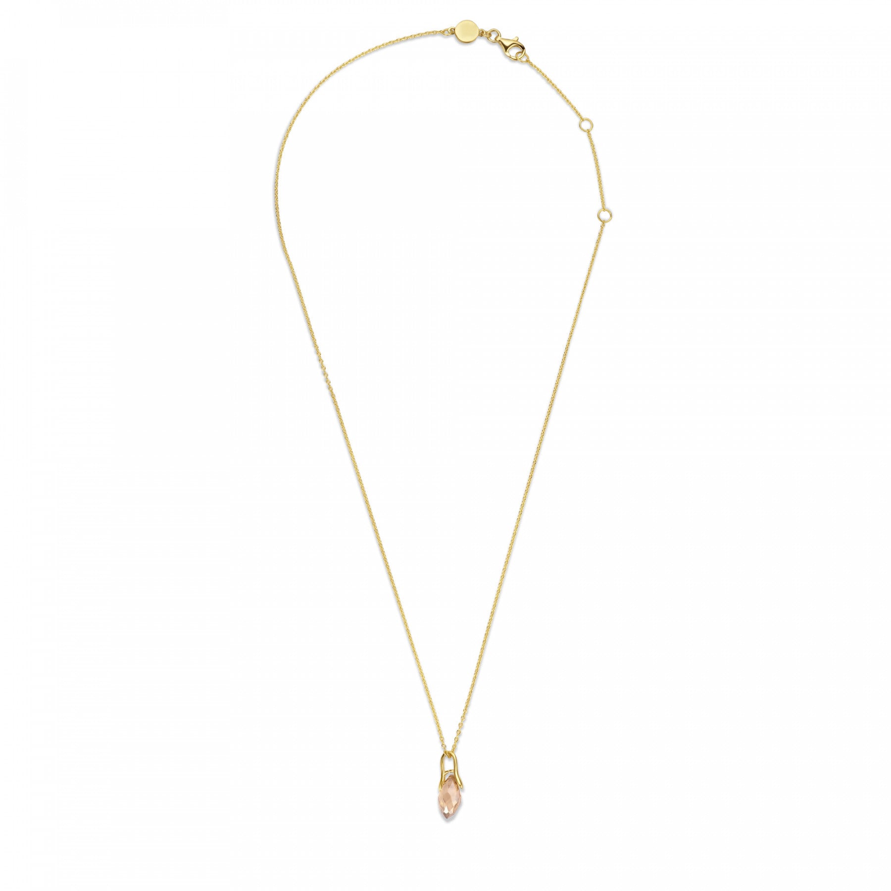 Sorprendimi 925 sterling silver gold plated necklace and drop earrings gift set - Parte di Me