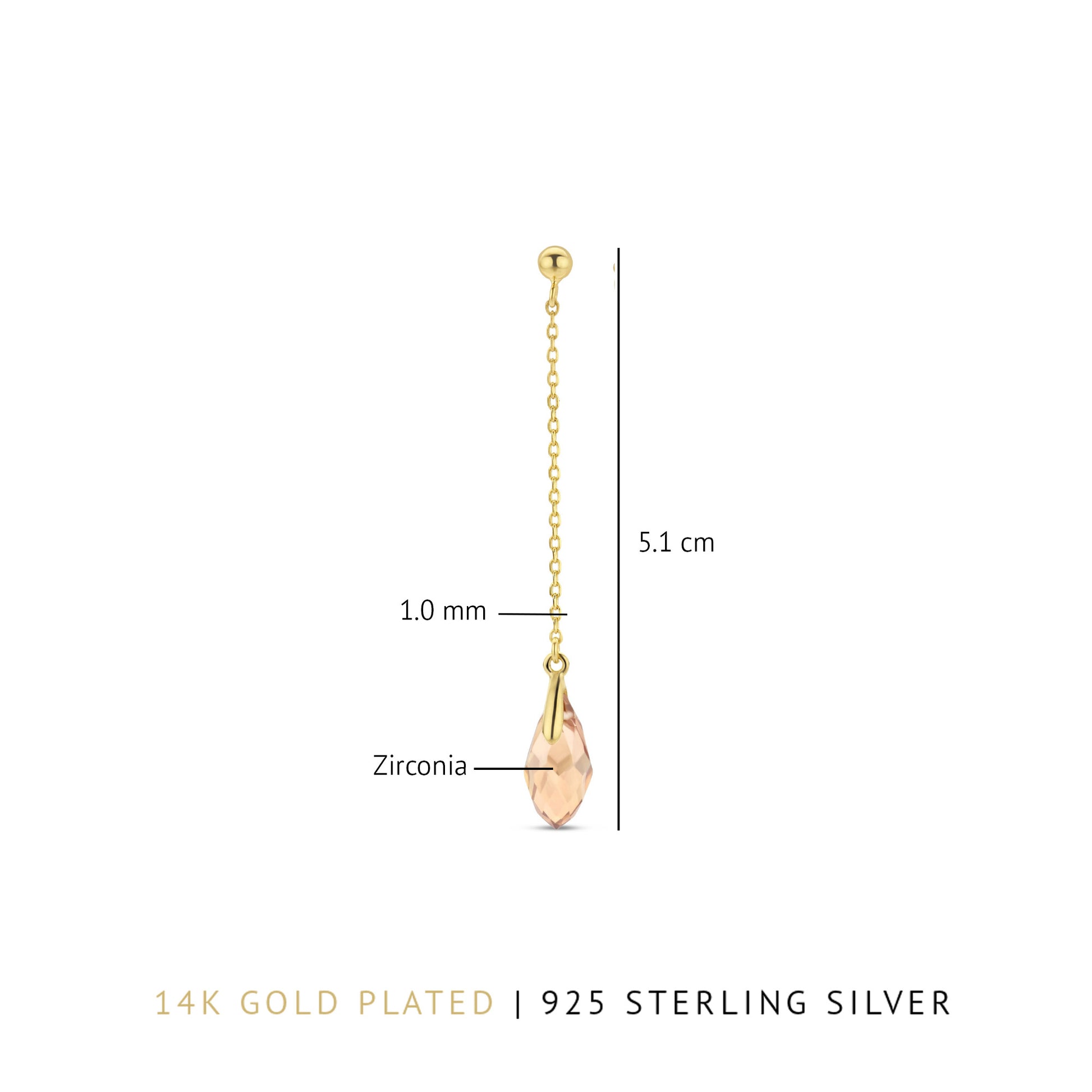 Sorprendimi 925 sterling silver gold plated earrings set - Parte di Me